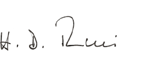 Hans Dieter Pötsch (Handschrift)